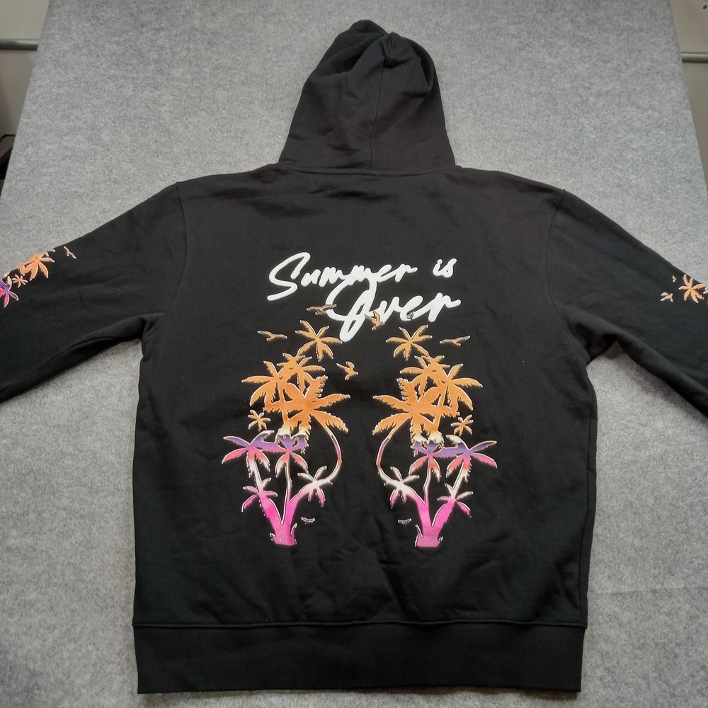 KSI Hoodie Mens 2XL Prime Summer Is Over Palm Graphic Fleece Pullover Sweatshirt